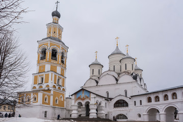 Fototapeta premium Russia. Vologodskaya Oblast. Spaso-Prilutsky Dimitriev Orthodox Monastery.
