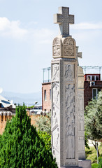 Obraz premium Sameba cathedral in Tbilisi, Georgia