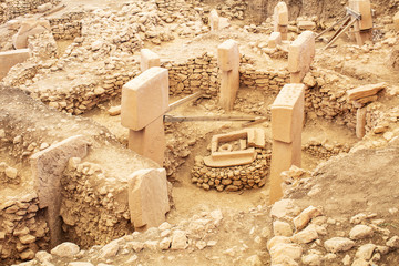 Gobeklitepe, Sanliurfa / Turkey. Gobekli Tepe is an archaeological site in Sanliurfa, Turkey  A © Suzi