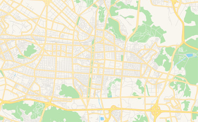 Printable street map of Incheon, South Korea