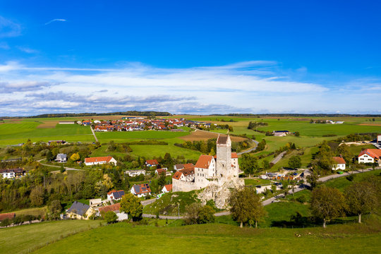 Katzenstein Castle near Dischingen, Ostalb, Swabian Alb, Baden-Wuerttemberg, Germany