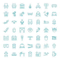 Fototapeta premium decor icons