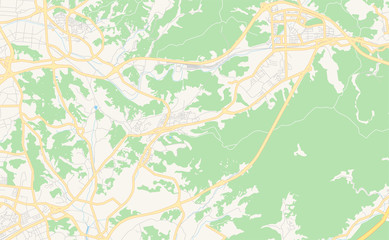 Printable street map of Namyangju, South Korea