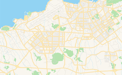Printable street map of Jeju, South Korea