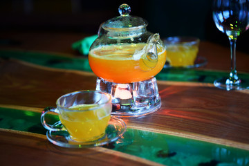 food and table setting