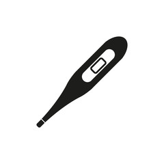 Medical thermometer icon. Simple vector illustration