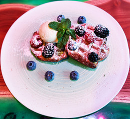 food and table setting