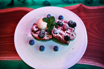 food and table setting
