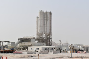 Cement manufacturing plant located in Qatar. Very difficult working environment with lots of dust. © Christophe