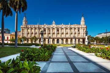 Kuba, Havanna; Das Opernhaus von Havanna,  " Gran Teatro de La Habana ".