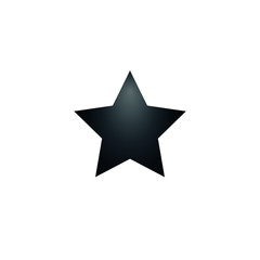 Obraz premium Star Vector Icon on white background