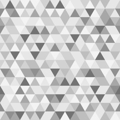 Geometric vector pattern with dark and light triangles. Geometric modern ornament. Seamless abstract background