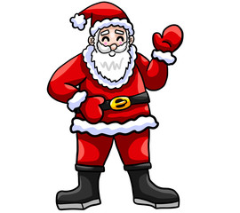 Adorable Stylized Santa Claus
