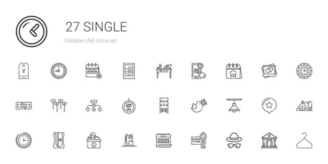 single icons set