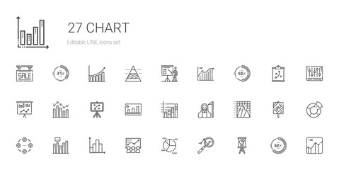 chart icons set