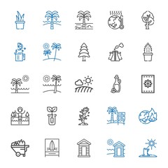 tree icons set