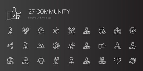 community icons set