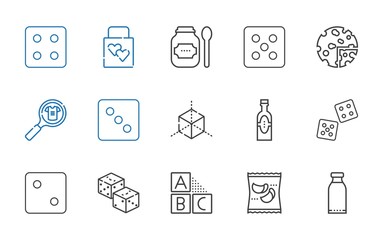 cube icons set