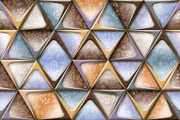 multi colour wall tiles image