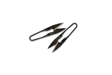 Cloth scissors  isolated on white background