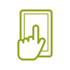 Smartphone icon vector desin template