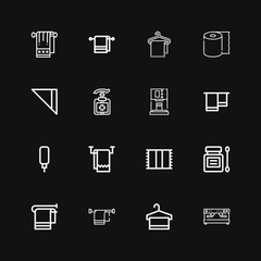 Editable 16 dispenser icons for web and mobile
