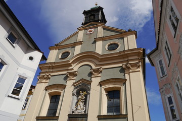 Fototapeta na wymiar Dominikaner Klosterkirche St. Peter Eichstätt