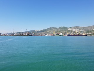 Sea landscape in summer