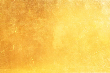 Gold abstract background or texture distress  scratch and gradients shadow