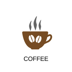 Coffee icon. Coffee symbol design. Stock - Vector illustration can be used for web.