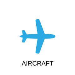 Obraz premium Aircraft icon. Aircraft symbol design. Stock - Vector illustration can be used for web.