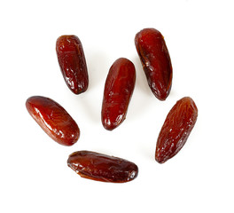 date fruit isolated on white background