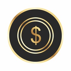Fototapeta premium Coin Icon For Your Design,websites and projects.