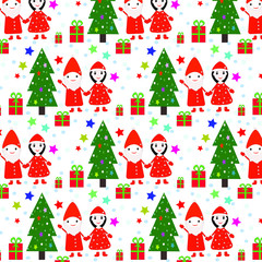christmas seamless pattern