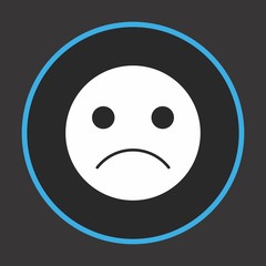 Sad Emoji Icon For Your Design,websites and projects.