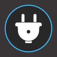 Power Plug Icon For Your Design,websites and projects.
