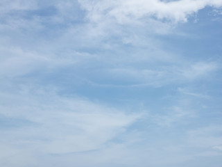 blue sky with white clouds
