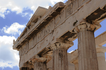 The Parthenon at Acropolis Athens, Greece