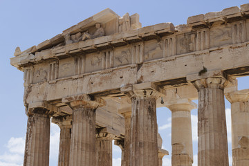 The Parthenon at Acropolis Athens, Greece