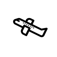 Aircraft Vector icon . Lorem Ipsum Illustration design