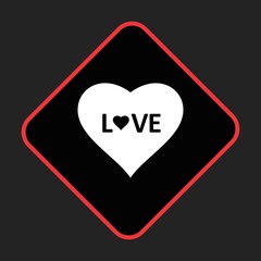 Heart Love Icon For Your Design,websites and projects.