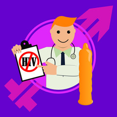 Doctors recommend methods to prevent HIV infection.Doctors recommend methods to prevent HIV infection.