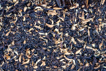 Fototapeta premium Oriental tea with orange blossom