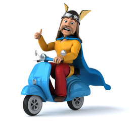 Fun gaulois - 3D Illustration