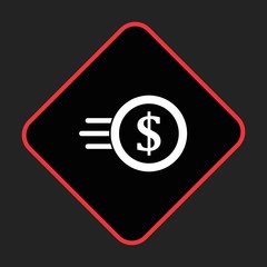  Fast Coin Icon For Your Design,websites and projects.