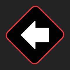  LeftWard Arrow Icon For Your Design,websites and projects.