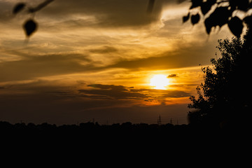Sunset in the middle of nature - Beautiful Evening