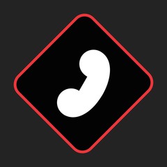 Phone Reciver Icon For Your Design,websites and projects.