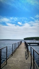 Fototapeta premium pier on the lake