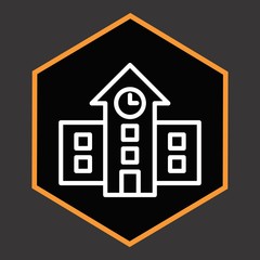 School Icon For Your Design,websites and projects.